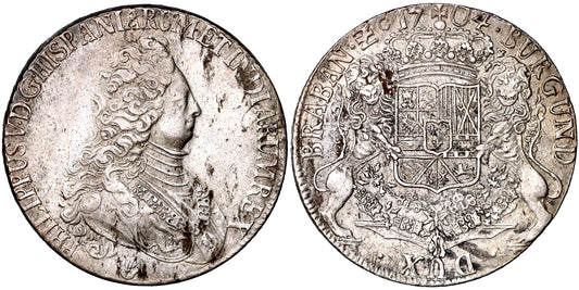 FELIPE V  DUCATON 1704 AMBERES