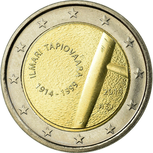 Finlandia, 

2 euros, 

100. Cumpleaños